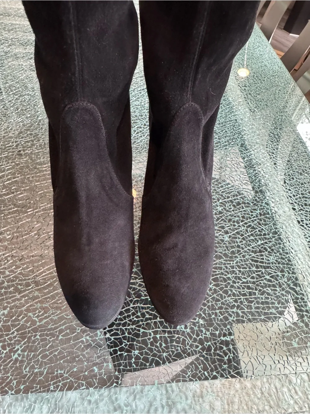 Stuart Weitzman‎ Women’s Over-the-Knee Black Suede Boots 10 M